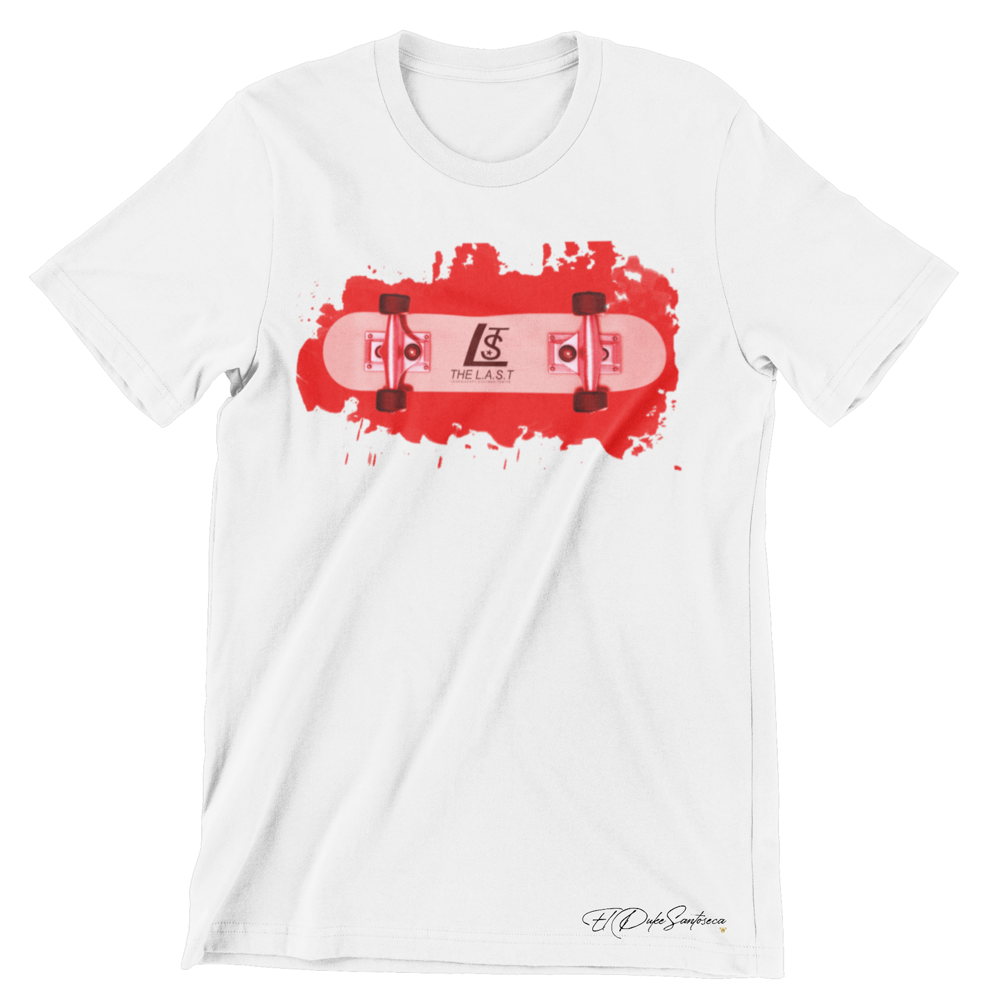 Boarded Red T-Shirt