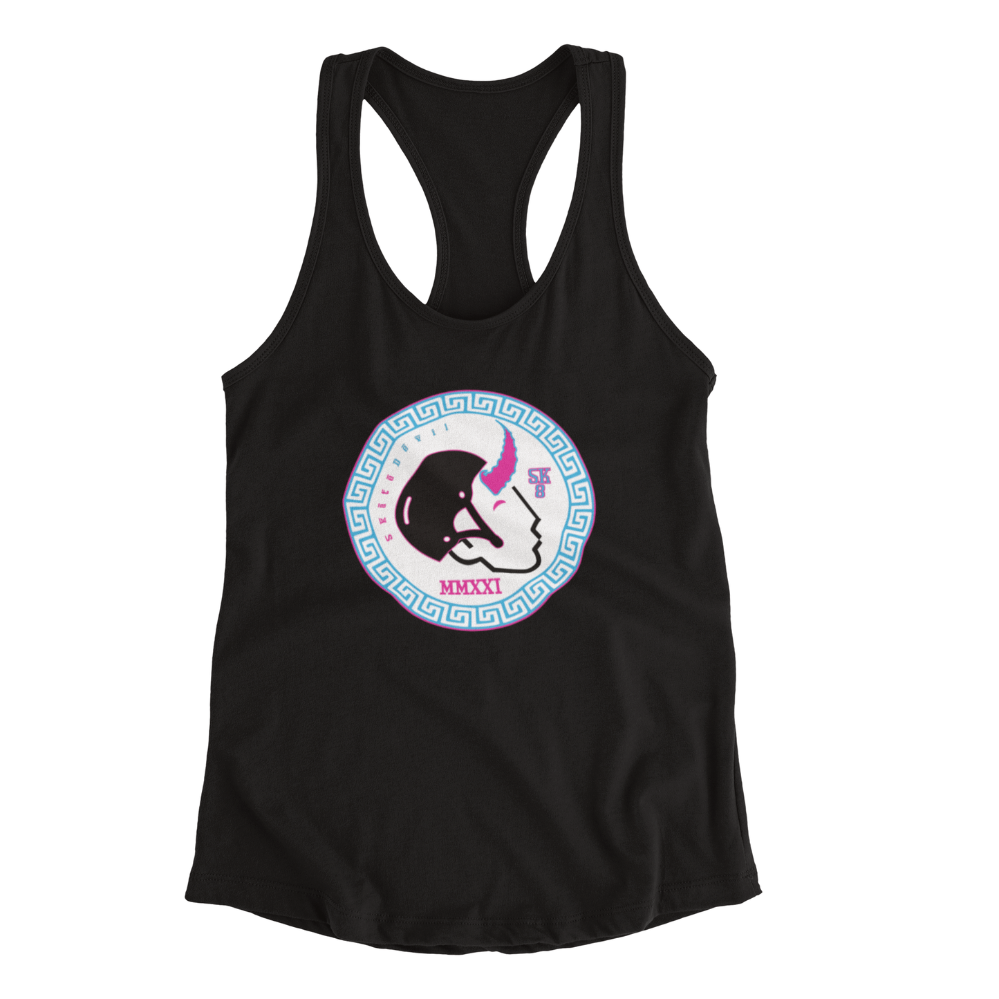 SkateDevil Women's Jersey Racerback Tank