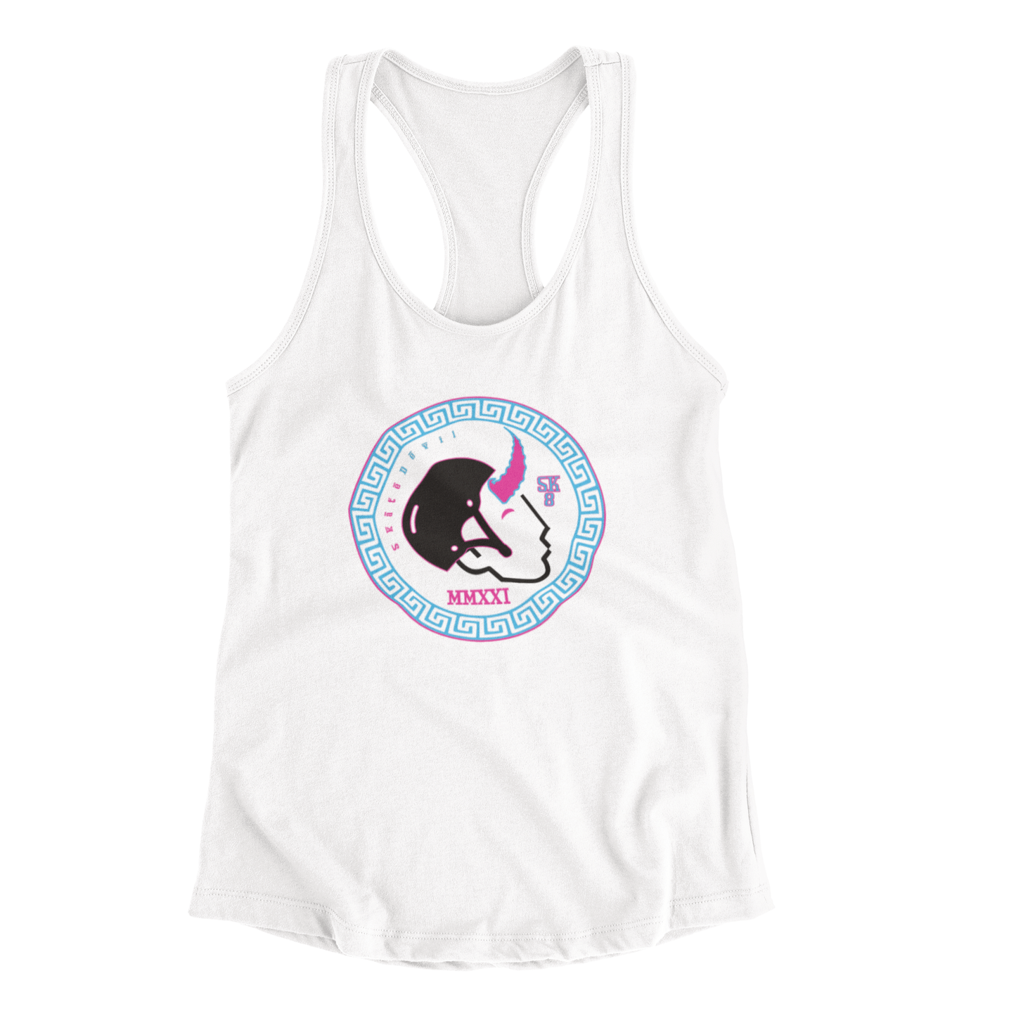 SkateDevil Women's Jersey Racerback Tank