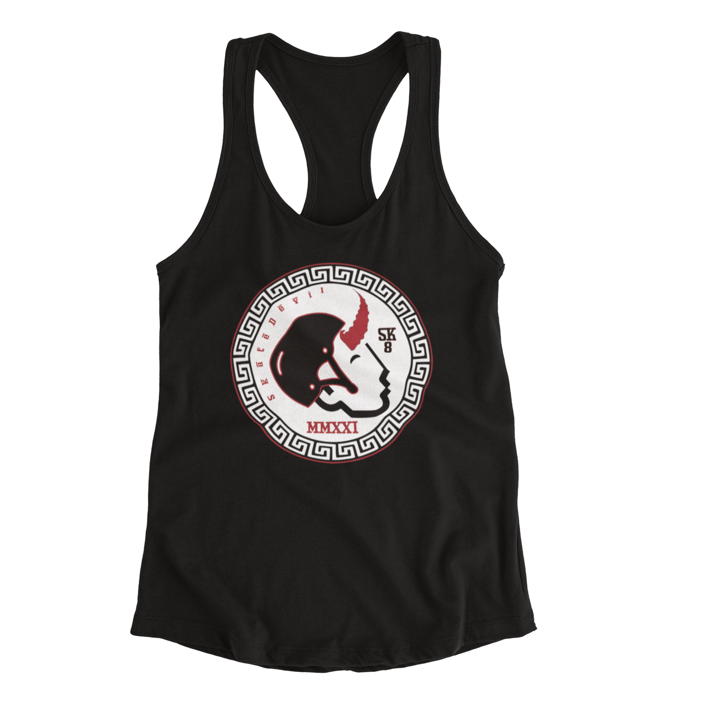 SkateDevil Women's Jersey Racerback Tank