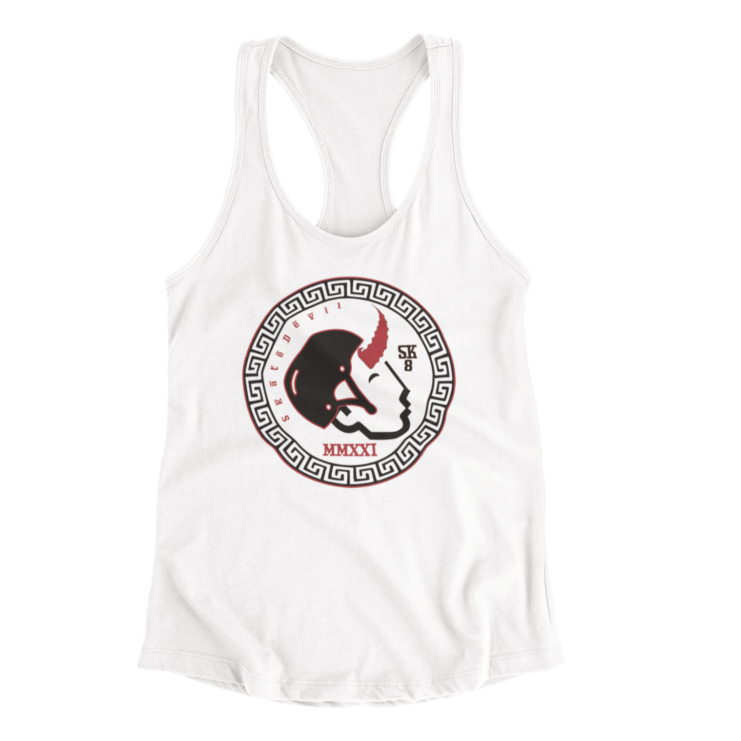 SkateDevil Women's Jersey Racerback Tank