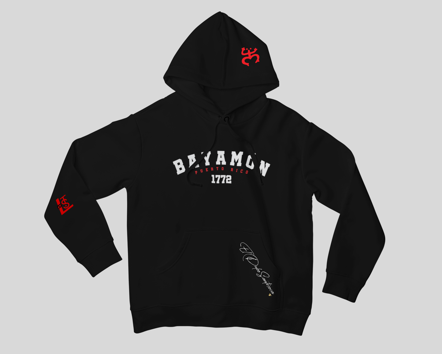 College Style Pullover Hoodie: National Pride