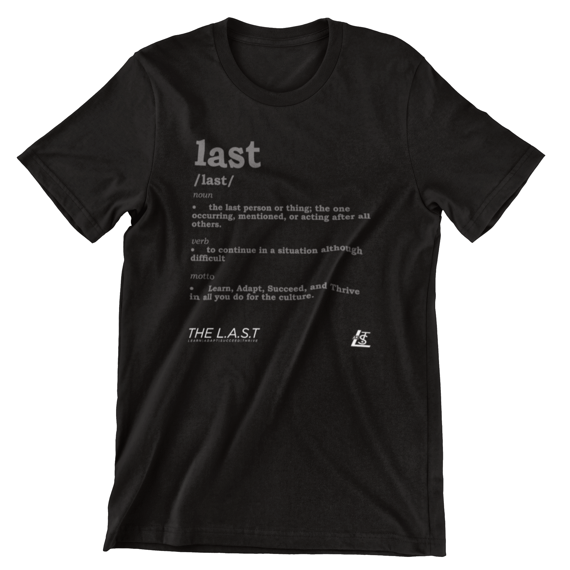Streetwear Brand Black T-Shirt with Definition 